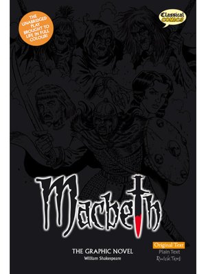cover image of Macbeth - The Graphic Novel  Original Text
